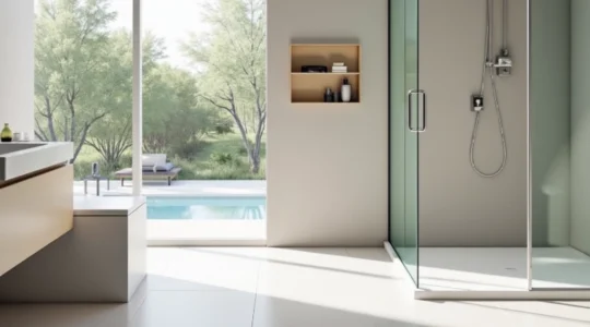Douche à l'italienne